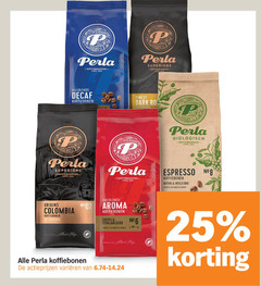  perla koffiebonen 6 25 koffiebranders huisblends decaf finest dark biologisch espresso arabica robusta bonen origins colombia albert aroma soepel gebrand varieeren 