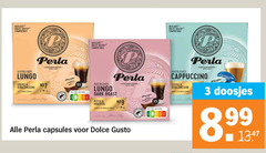  perla dolce gusto capsules 3 19 nescafe compatible huisblends lungo soepel arabica bonen 12x nutri score dark roast pittig hip b cappuccino doosjes 