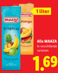 maaza fruitdrank 1 liter tropical mango fruit drink you it le 