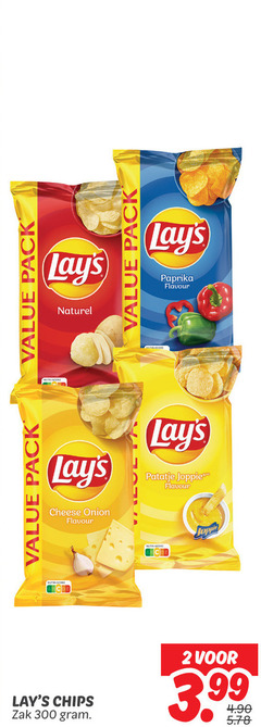  lays chips 2 300 pack nutri score naturel paprika flavour cheese onion patatje joppie zak toppie 3 99 