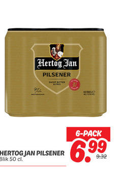  hertog jan blikjes bier 6 50 meesterbrouwer pilsener zacht bitter fris 5 1 blik pack 99 