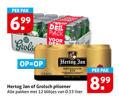  hertog jan grolsch blikjes bier 1 12 pak deel pack natuurzuiver traditioneel water selected granen hopsoorten 5 pilsener pakken liter 