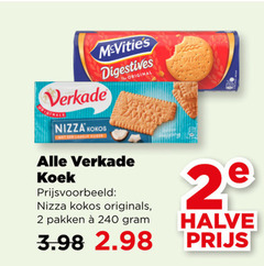  verkade biscuit 2 240 nizza kokos suiker digestives original koek originals pakken 2e halve 