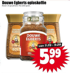 douwe egberts oploskoffie 120 200 goudmerk pot douw excellent gold cups evenwichtig 