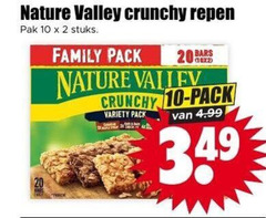  mueslirepen 2 10 20 nature valley crunchy repen pak stuks family pack bars variety 