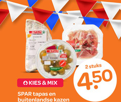  tapas buitenlandse kaas 2 450 mix kazen stuks 