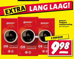  gwoon koffie 2 500 sterkte lang laag vers roodmerk snelfiltermaling pak 06 rood pakken 