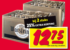  warsteiner krat bier 2 14 25 stuks stuk kratten 