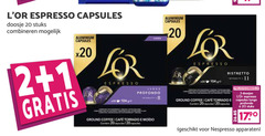  douwe egberts l or koffiecups 1 2 3 20 espresso capsules doosje stuks combineren aluminium profondo ground coffee mcafee ristretto doosjes lungo nespresso apparaten 