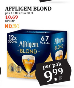  affligem speciaalbieren 12 30 blond pak nix18 12x 300ml 9 99 liter 