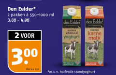  den eelder yoghurt 2 300 pakken ml boeren vanille melk liter v.a. m.u.v halfvolle 