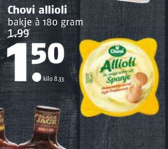  150 180 ailioli bakje kilo spanje 