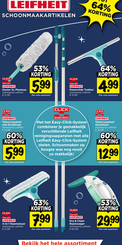  1 4 60 64 leifheit schoonmaakartikelen click system duster xl plumeau 5 99 volle spaarkaart powerslide trekker telescoopsteel draaiknop 5.99 easy stelen schoonmaken hoogte aluminium raamwisser dry clean bekijk assortiment 