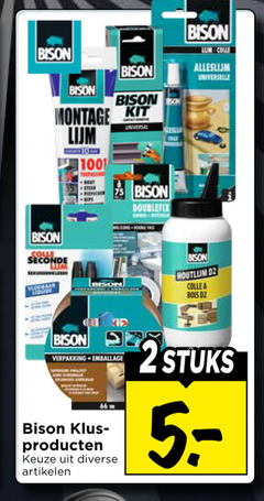  2 bison montage kit colle seconde liquid lijm universal alleslijm universele emballage bb artikelen stuks 