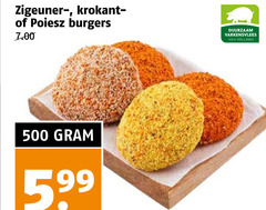  100 500 zigeunersaus krokant burgers duurzaam varkensvlees hollands 