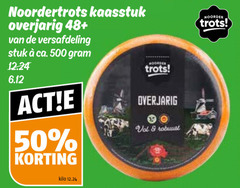 50 500 noordertrots kaasstuk overjarig 48 versafdeling stuk ca. noorder trots robuust kilo 