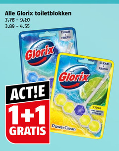  1 glorix toiletblokken clean fresh citrus lasting hygiene 