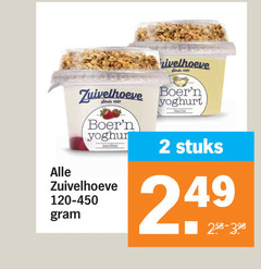  2 zuivelhoeve yoghurt vanille aardbei stuks 