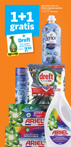  1 3 7 24 30 55 10000 dreft power spray citroen t.w.v. ariel lenor vaatwascapsules varieeren zeebries longue stop schudden parfum linge perles all one platinum korte courts touch color france dagen lang nieuwe nouvelle formule capsules citron oplosbaar action impeccable cycle vlekverwijdering cyclus 