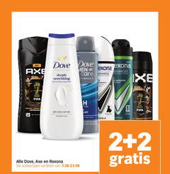  2 axe dove advanced care deeply nourishing skin natural men rexona protection refreshing control ph at fifa dark limited body face hair lotion soft dermatologisch tested shower gel anti white yellow stars official sponsor temptation cream transpirant odour cares for r varieeren 