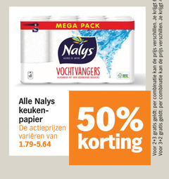  2 3 50 mega pack nalys inspired nature vochtvangers super kussens keuken papier varieeren combinatie 