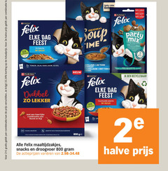  1 2 15 100 combinatie 2e halve petits little purina felix dag feest vis gelei original soup party mix seaside saveur kleurstoffen deal 12x 3x tonijn zalm kabeljauw schol dubbel rund kip gemaakt ge steak brokes brokjes maaltijdzakjes snacks droogvoer varieeren thon carrelet sans colorants recyclebaar la mat 