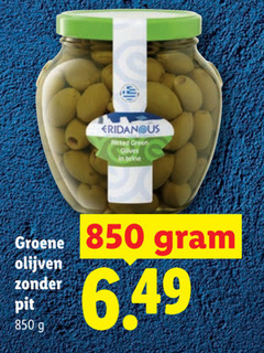  eridanous green olives brine groene olijven pit 