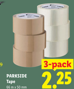  3 50 parkside tape mm pack 