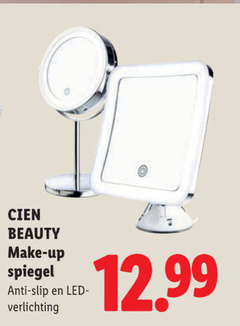  cien beauty make up spiegel anti slip led verlichting 