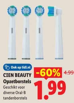  lidl.nl cien beauty opzetborstels oral b tandenborstels 