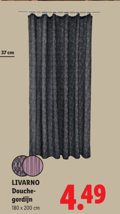  180 200 cm livarno douche gordijn 