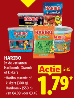  300 haribo drop kind starmix kit kikkers 