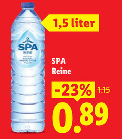  spa mineraalwater 1 5 liter reine 