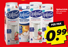  100 512 optimal planet proof optimel drinkyoghurt aardbei kers perzik peer framboos drink pak suiker 