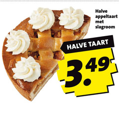  halve appeltaart slagroom taart 