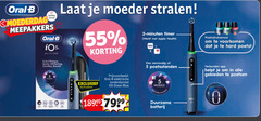  1 2 5 10 55 oral b moederdag meepakkers all one moeder stralen minuten timer apple health poetsdruksensor hard poetst gums whitening breath kruidvat elektrische tandenborstel ocean blue poetsstanden modes duurzame batterij verbonden gebieden poetsen 