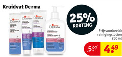  25 250 kruidvat derma reinigingslotion ml 5.99 
