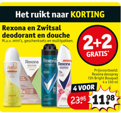  rexona zwitsal deodorant 2 4 150 ruikt douche geschenksets multipakken advance advanced 72h hort 3x original deospray bright bouquet ml 