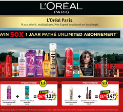  1 2 paris multipakken men expert deodorant douchegel win jaar unlimited abonnement revitalift loreal elvive gloss collagen lifter big hair da day spray retouch donkerbruin elnett mad matte glue inspray satin fixatie haarlak panorama mascara bordeaux 27 10 twee www.kruidvat.nl 