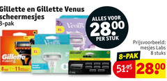  8 gillette venus scheermesjes pak xl stuk mesjes labs stuks 