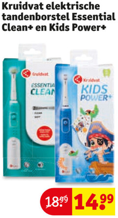 10 kruidvat elektrische tandenborstel essential clean kids power essentials 