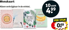  10 wenskaart woning let stuk split 69 