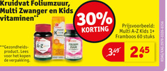  30 60 kruidvat foliumzuur multi zwanger kids vitaminen 1 framboos stuks lees zuur 