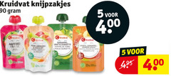  kruidvat huismerk babyvoeding 5 90 400 knijpzakjes 
