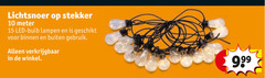  led lampen 10 15 lichtsnoer stekker meter bulb binnen buiten gebruik 
