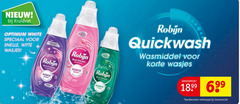  robijn wasmiddel kruidvat optimum white witte wasjes quickwash korte wa 