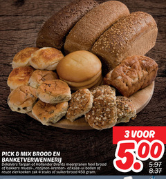  brood 3 4 450 pick mix dekavers tarpan hollander drents meergranen bakkers muesli rozijnen krenten kaas ui bollen eierkoeken zak stuks suikerbrood 