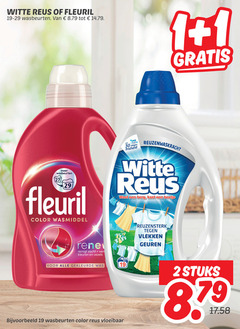  fleuril color reus witte wasmiddel 1 2 19 27 30 mt19-29 wasbeurten dagen reuzenwaskracht berg rene reinigt zacht kleuren vezels meerdere gekleurde vloeibaar vlekken geuren stuks 