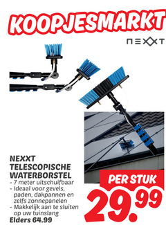  7 koopjesmarkt nexxt telescopische meter uitschuifbaar gevels dakpannen zonnepanelen tuinslang elders stuk 