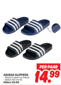  40 45 adidas slippers kleuren zwart blauw maten elders paar 